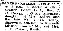 Cavers Kelly 1951