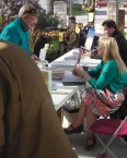 Book Fair farmer's market Arlene at the table # 40001